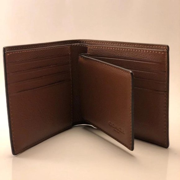 Dark Saddle Duel Coach Wallet - Picture 5 of 6